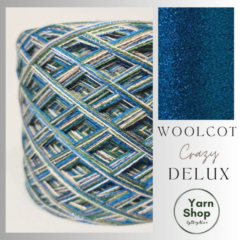 WDL006 Crazy DeLux Yarn Cake Woolcot Extrafine