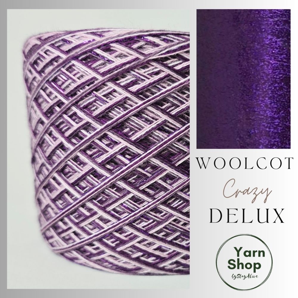 WDL010 4PLY Crazy DeLux Yarn Cake Woolcot Extrafine 1+15+16+23+34