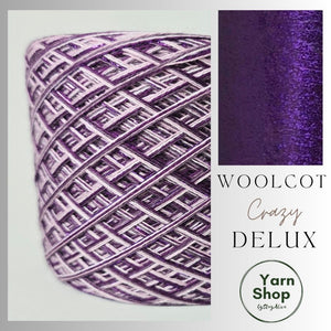 WDL010 4PLY Crazy DeLux Yarn Cake Woolcot Extrafine 1+15+16+23+34