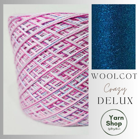 WDL011 4PLY Crazy DeLux Yarn Cake Woolcot Extrafine 1+8+23+24+42