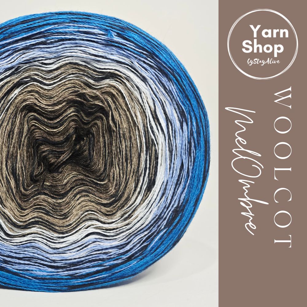 Gradient WMO007 MelOmbre Yarn Cake Woolcot Extrafine