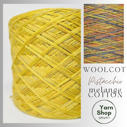 WMS004 Melange Cotton Solid Yarn Cake Woolcot Extrafine