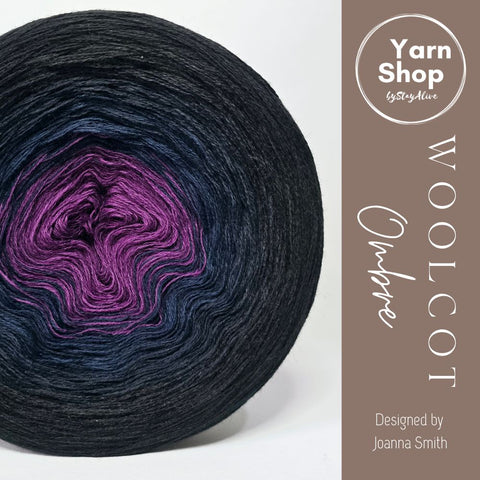 Gradient WO005 Ombre Yarn Cake Woolcot Extrafine