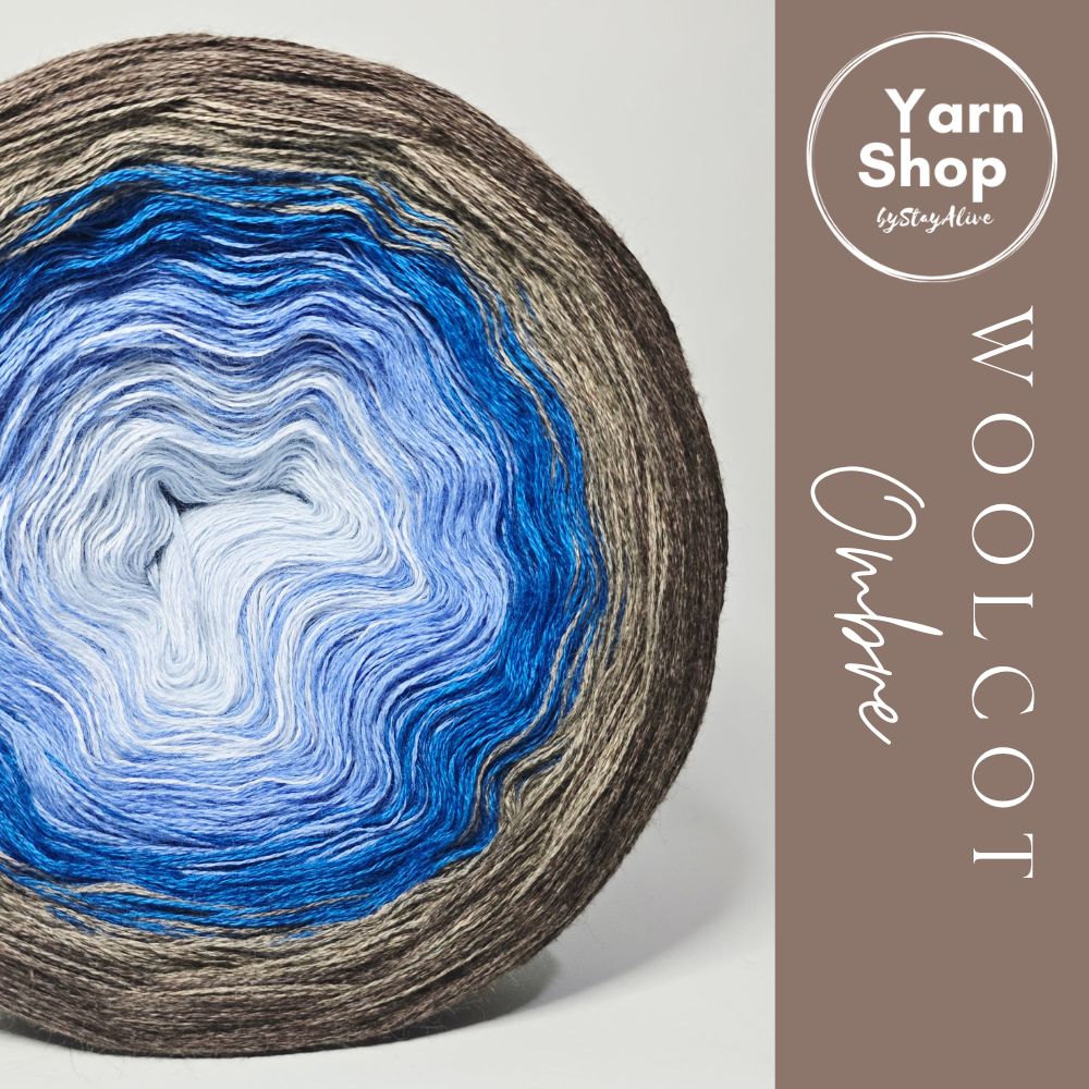 Gradient WO016 Ombre Yarn Cake Woolcot Extrafine
