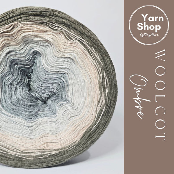 Gradient WO018 Ombre Yarn Cake Woolcot Extrafine