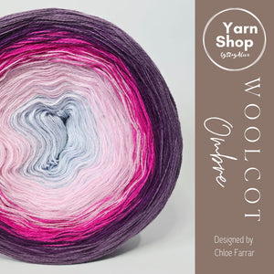 Gradient WO020 Ombre Yarn Cake Woolcot Extrafine 8-1-23-24-16-15