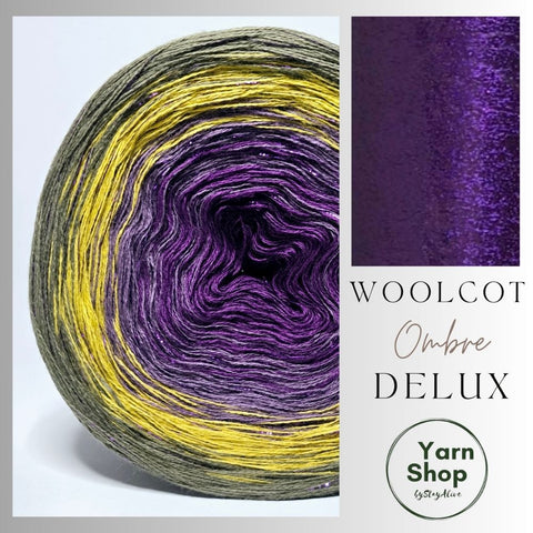 Gradient WODL003 Ombre DeLux Yarn Cake Woolcot Extrafine