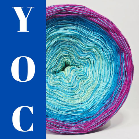 YOC MelOmbre Yarn Cake Pure Cotton Extrafine
