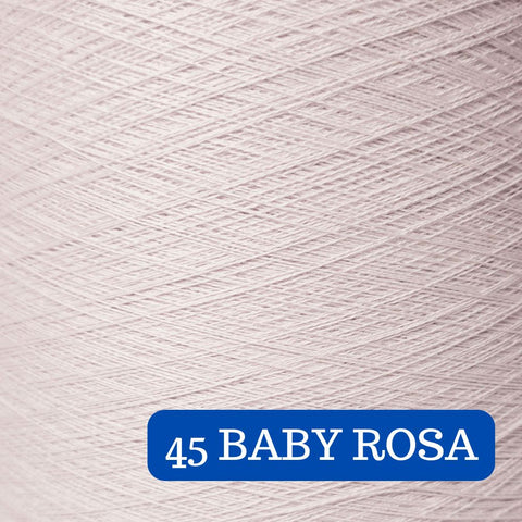 Pure Cotton Solid Yarn Cake Baby Rosa