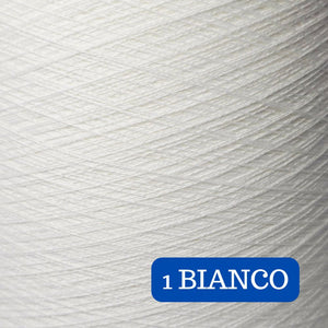 Pure Cotton Solid Yarn Cake BIANCO