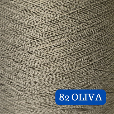 Pure Cotton Solid Yarn Cake Oliva