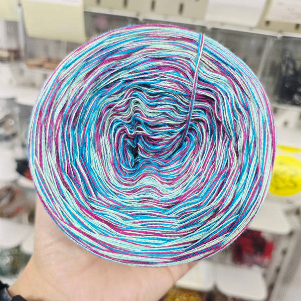 CC 3+10+66+85 4PLY Crazy Yarn Cake Pure Cotton Extrafine