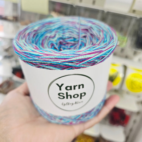 CC 3+10+66+85 4PLY Crazy Yarn Cake Pure Cotton Extrafine