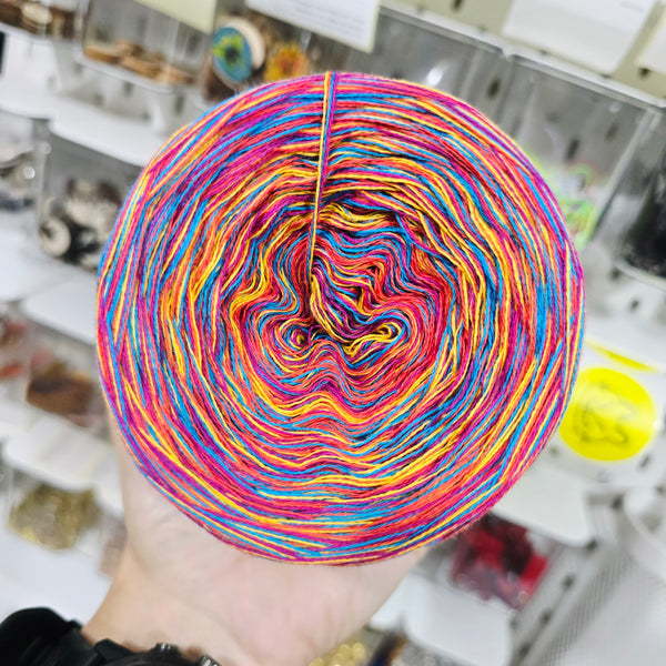 CC 3+6+9+10 4PLY Crazy Yarn Cake Pure Cotton Extrafine