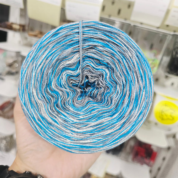 CC 4+5+10+70 4PLY Crazy Yarn Cake Pure Cotton Extrafine