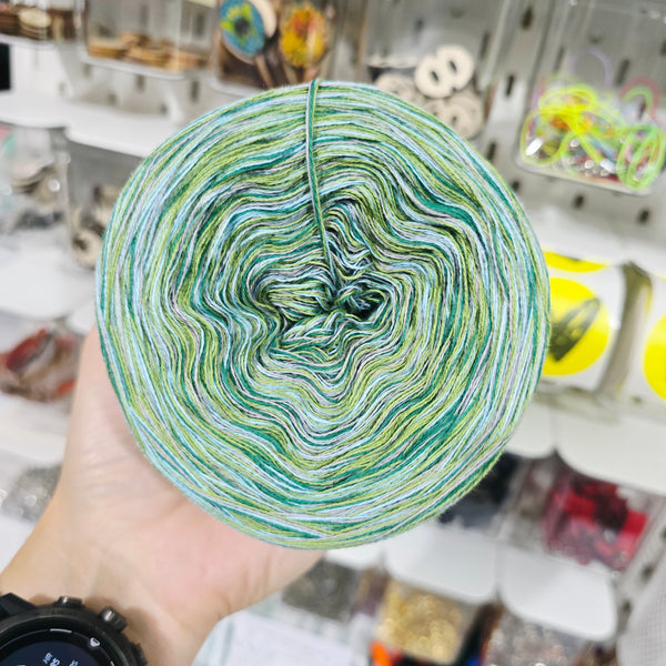 CC 5+8+80+83 4PLY Crazy Yarn Cake Pure Cotton Extrafine