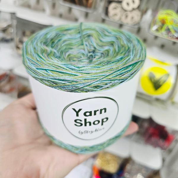 CC 5+8+80+83 4PLY Crazy Yarn Cake Pure Cotton Extrafine