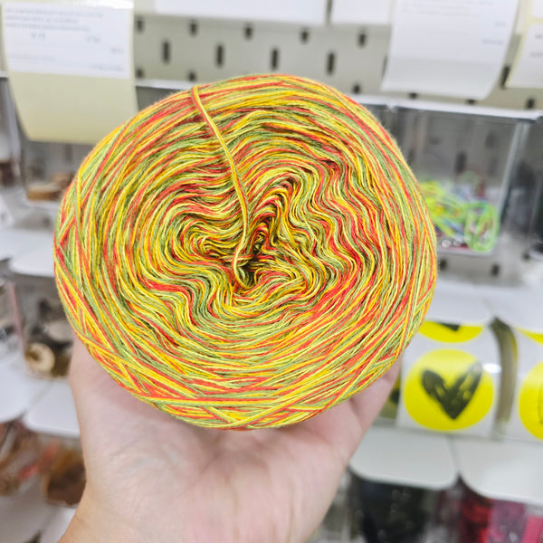 CC 6+9+72+80 4PLY Crazy Yarn Cake Pure Cotton Extrafine