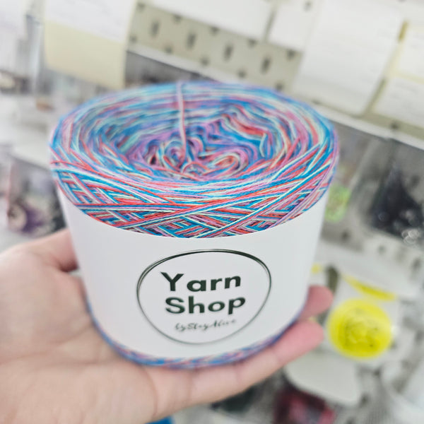 CC 9+10+11+66 4PLY Crazy Yarn Cake Pure Cotton Extrafine