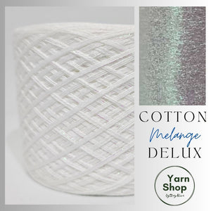 Melange DeLux Yarn Cake Pure Cotton Extrafine 1+32