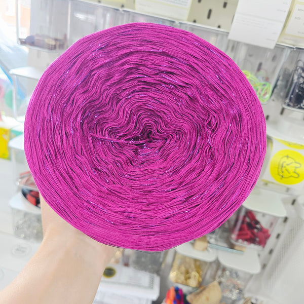 Melange DeLux Yarn Cake Pure Cotton Extrafine 3+34