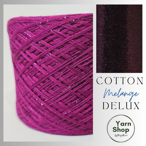 Melange DeLux Yarn Cake Pure Cotton Extrafine 3+39
