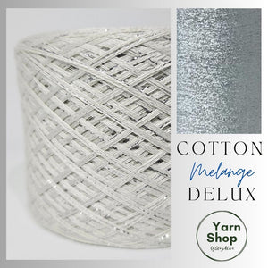 Melange DeLux Yarn Cake Pure Cotton Extrafine 4+21
