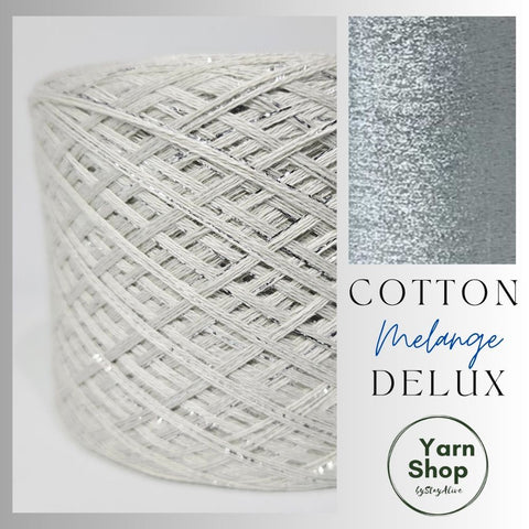 Melange DeLux Yarn Cake Pure Cotton Extrafine 4+21