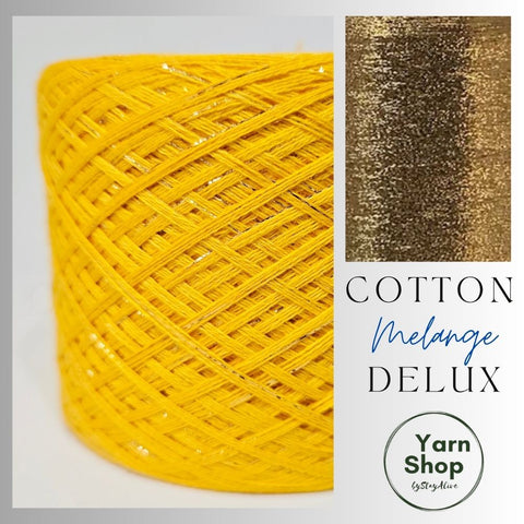 Melange DeLux Yarn Cake Pure Cotton Extrafine 6+41