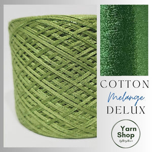 Melange DeLux Yarn Cake Pure Cotton Extrafine 80+37