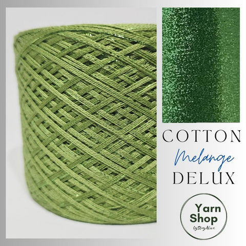 Melange DeLux Yarn Cake Pure Cotton Extrafine 80+37