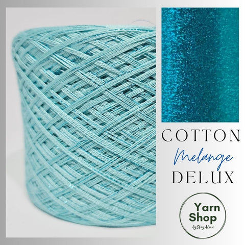 Melange DeLux Yarn Cake Pure Cotton Extrafine 85+24