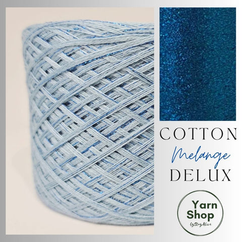 Melange DeLux Yarn Cake Pure Cotton Extrafine 8+42