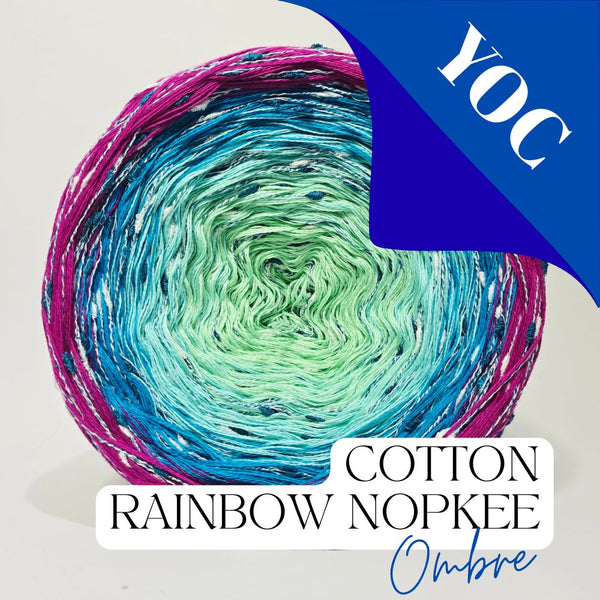 YOC Ombre Nopkee Yarn Cake Cotton Extrafine Superwash