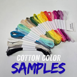 Full Set COTTON Yarn Samples