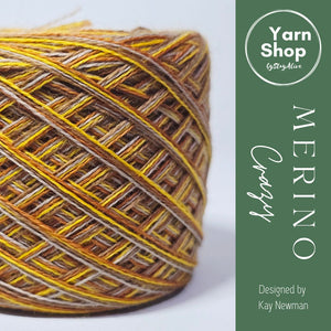 MC.26.51.56.57 4PLY Crazy Yarn Cake Pure Merino Extrafine Superwash