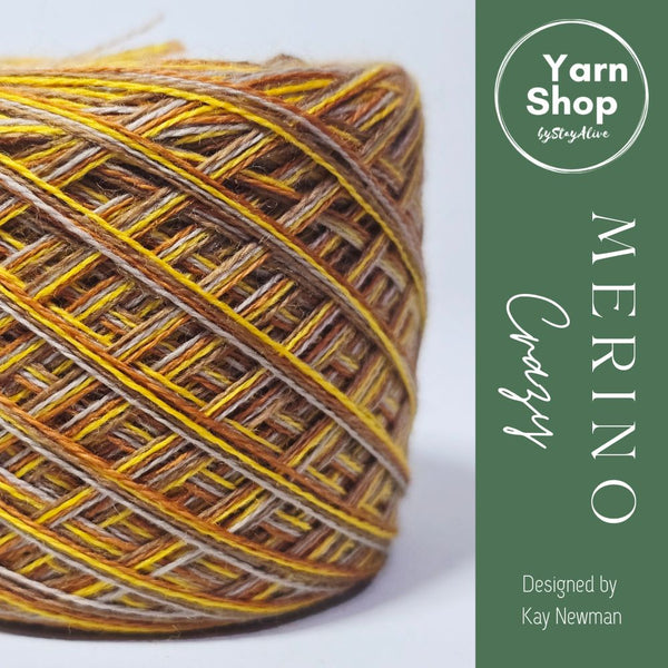 MC.26.51.56.57 4PLY Crazy Yarn Cake Pure Merino Extrafine Superwash
