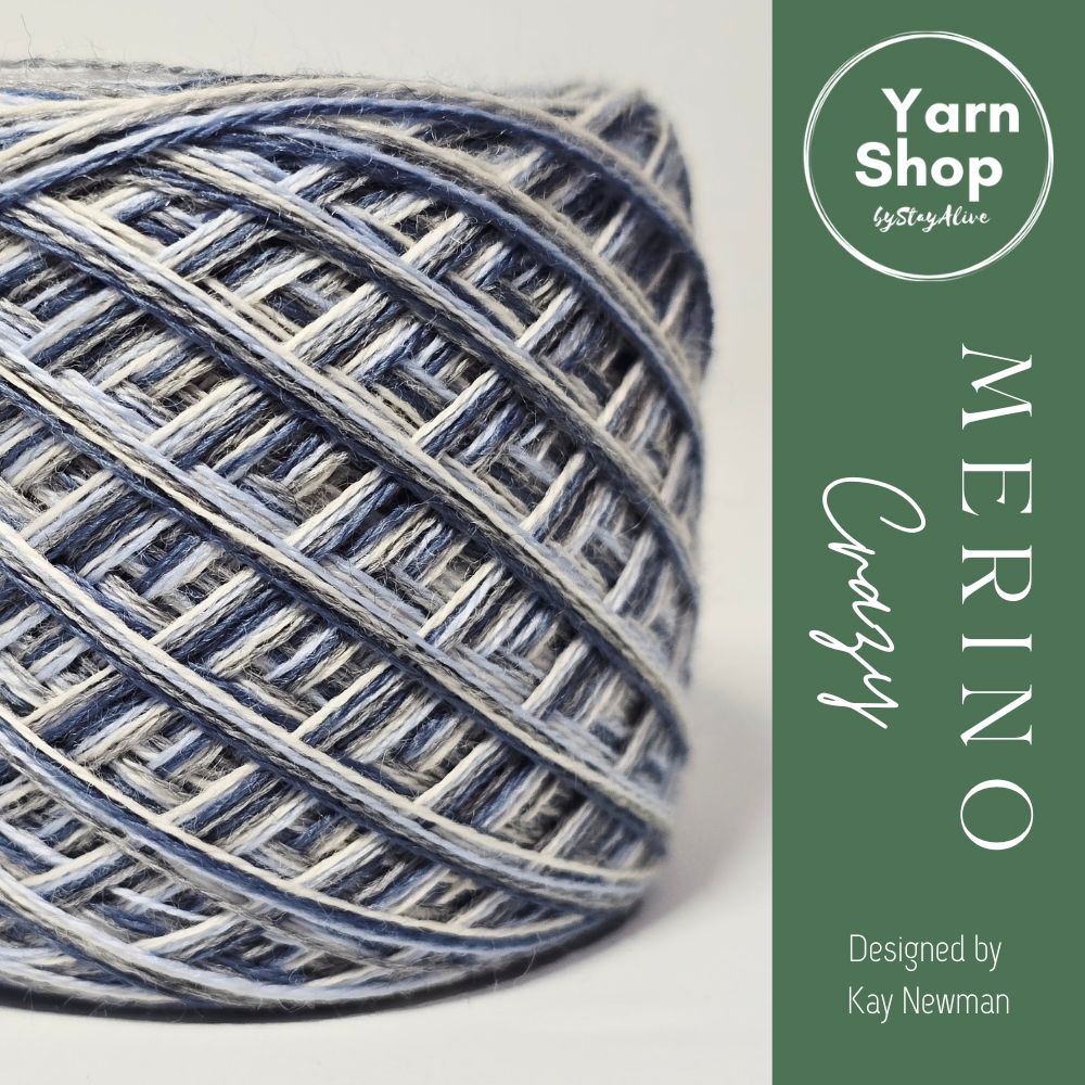 MC.3.4.29.52 4PLY Crazy Yarn Cake Pure Merino Extrafine Superwash