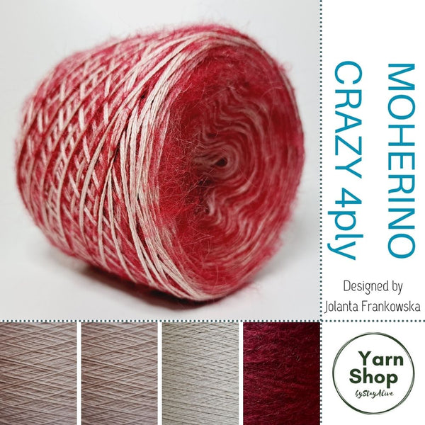 Moherino Crazy 4 PLY 66+66+41+30