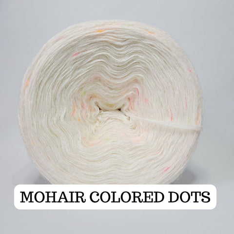 Fancy Mohair Colored Dots Yarns LIMITED EDITION