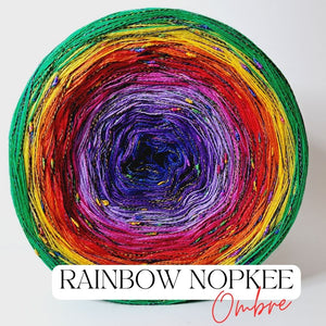 Fancy Yarn Rainbow Nopkee Ombre