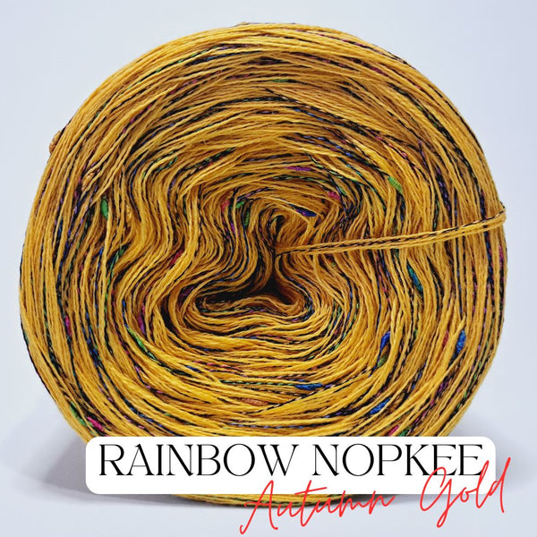 Fancy Yarn Rainbow Nopkee Autumn Gold