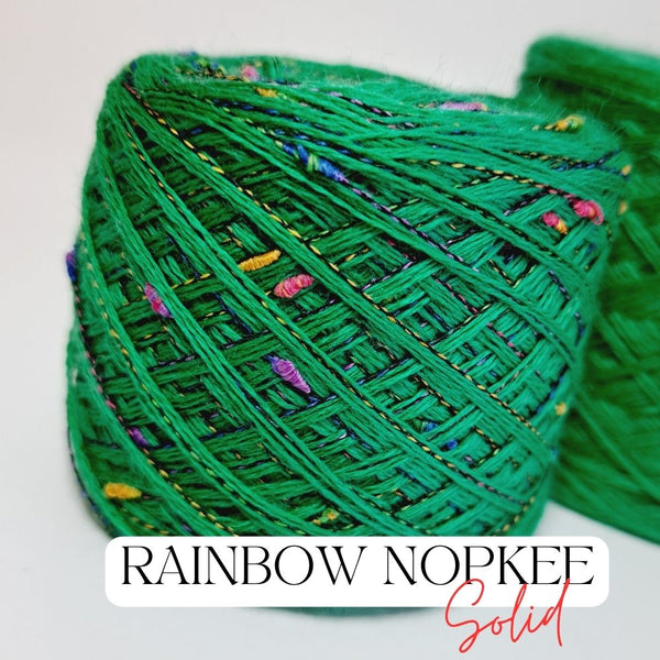 Fancy Yarn Rainbow Nopkee Solid