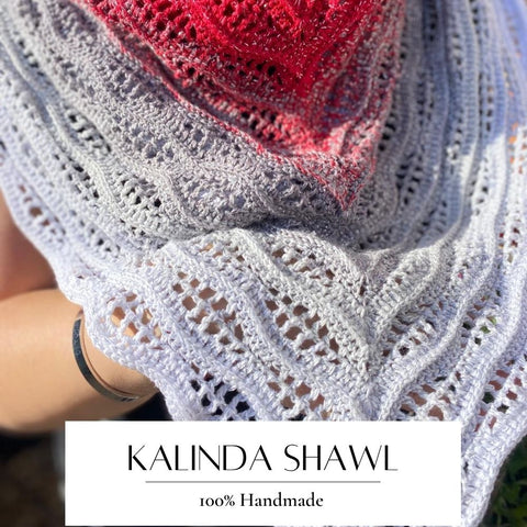 Handmade crochet Shawl Kalinda