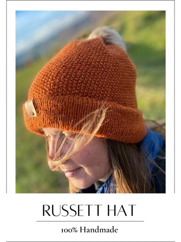 Handmade knitted Hat – Russett