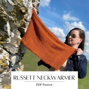 Knitting Pattern Russett Neckwarmer