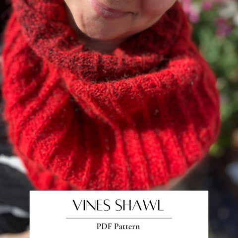 Knitting Pattern Vines Shawl 3 version