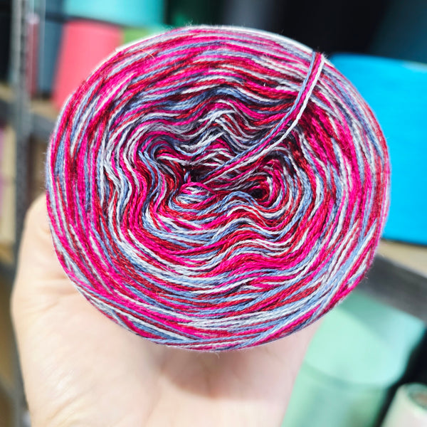 MC 1+2+3+4 4PLY Crazy Yarn Cake Pure Merino Extrafine Superwash