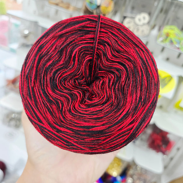 MC 1+8+13+49 4PLY Crazy Yarn Cake Pure Merino Extrafine Superwash