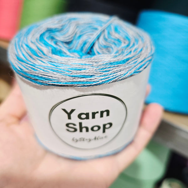 MC 3+14+65+73 4PLY Crazy Yarn Cake Pure Merino Extrafine Superwash